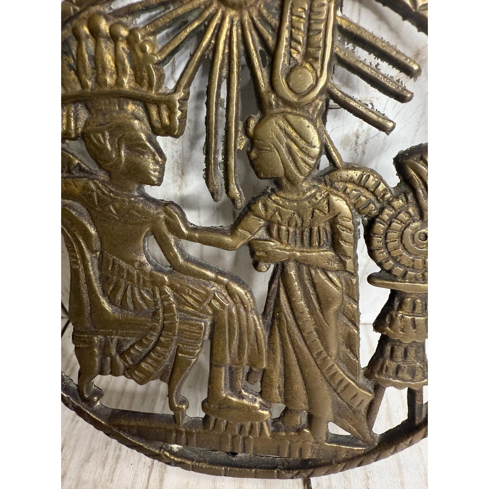 King Tutankhamun and Ankhesenamun Ring Decor