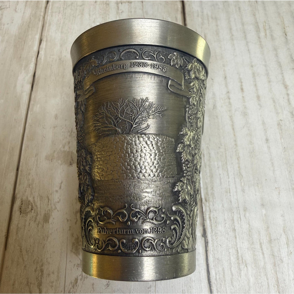 Set of 3 German Pewter Cups - Grenningloh and Zinn Becker