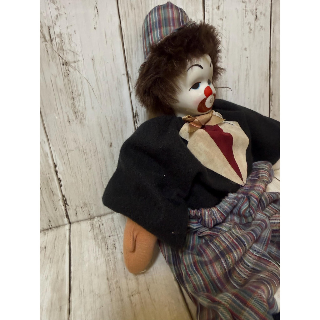 Artmark Porcelain Face Clown Doll