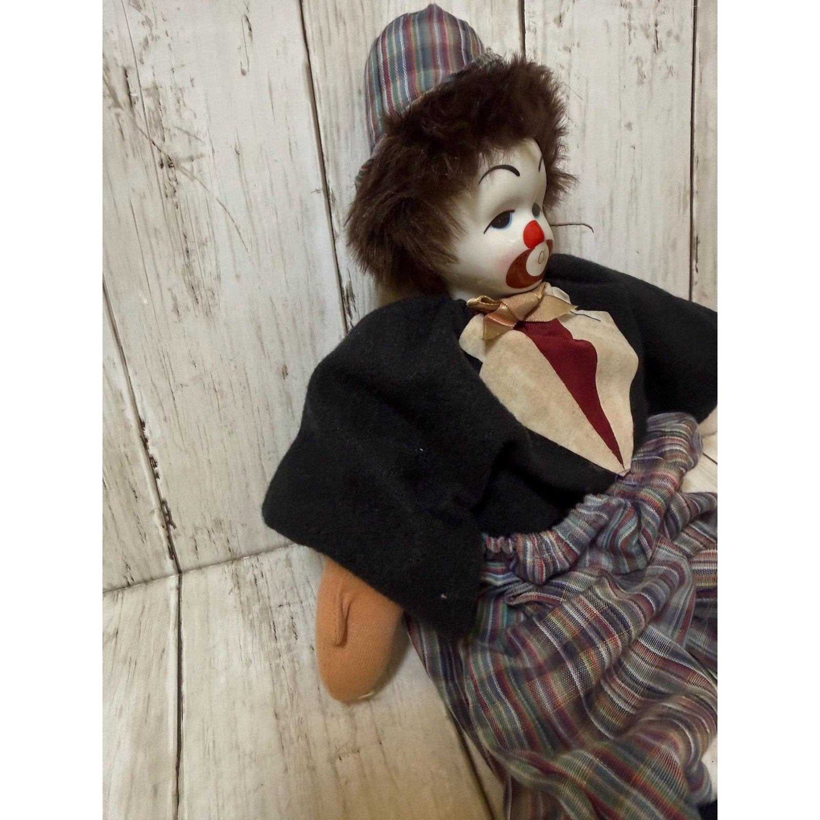Artmark Porcelain Face Clown Doll