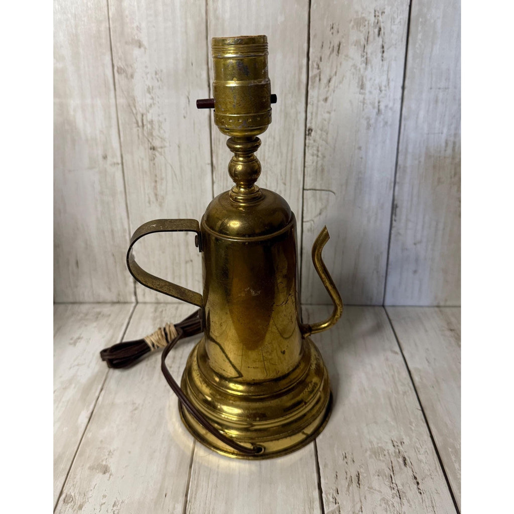 Copper Tea Kettle Lamp