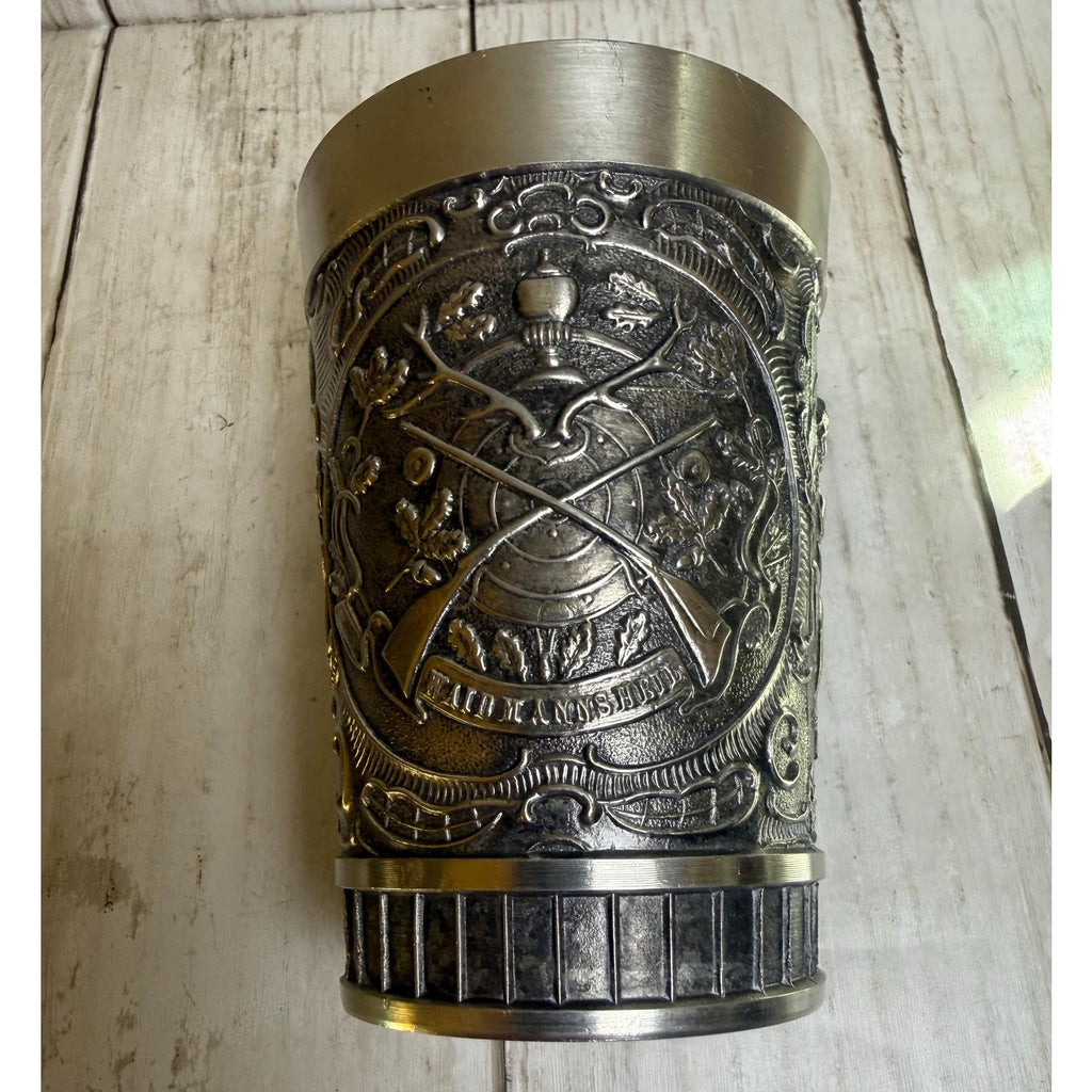 Set of 3 German Pewter Cups - Grenningloh and Zinn Becker