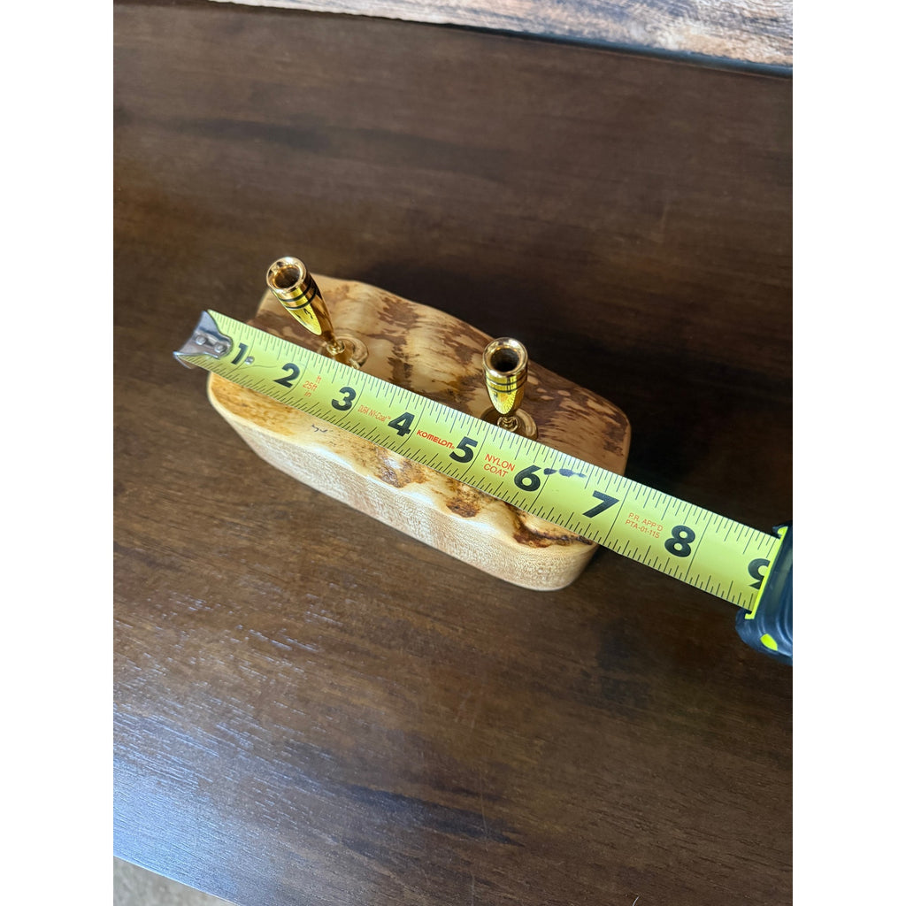 Polished Burl Wood Pen/Pencil Holder