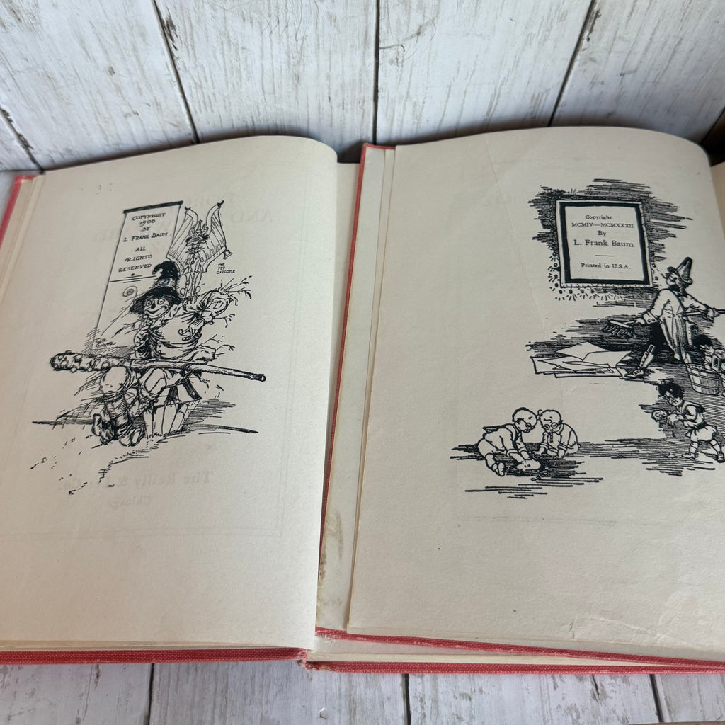 2 Wizard in Oz Books by L. Frank Baum