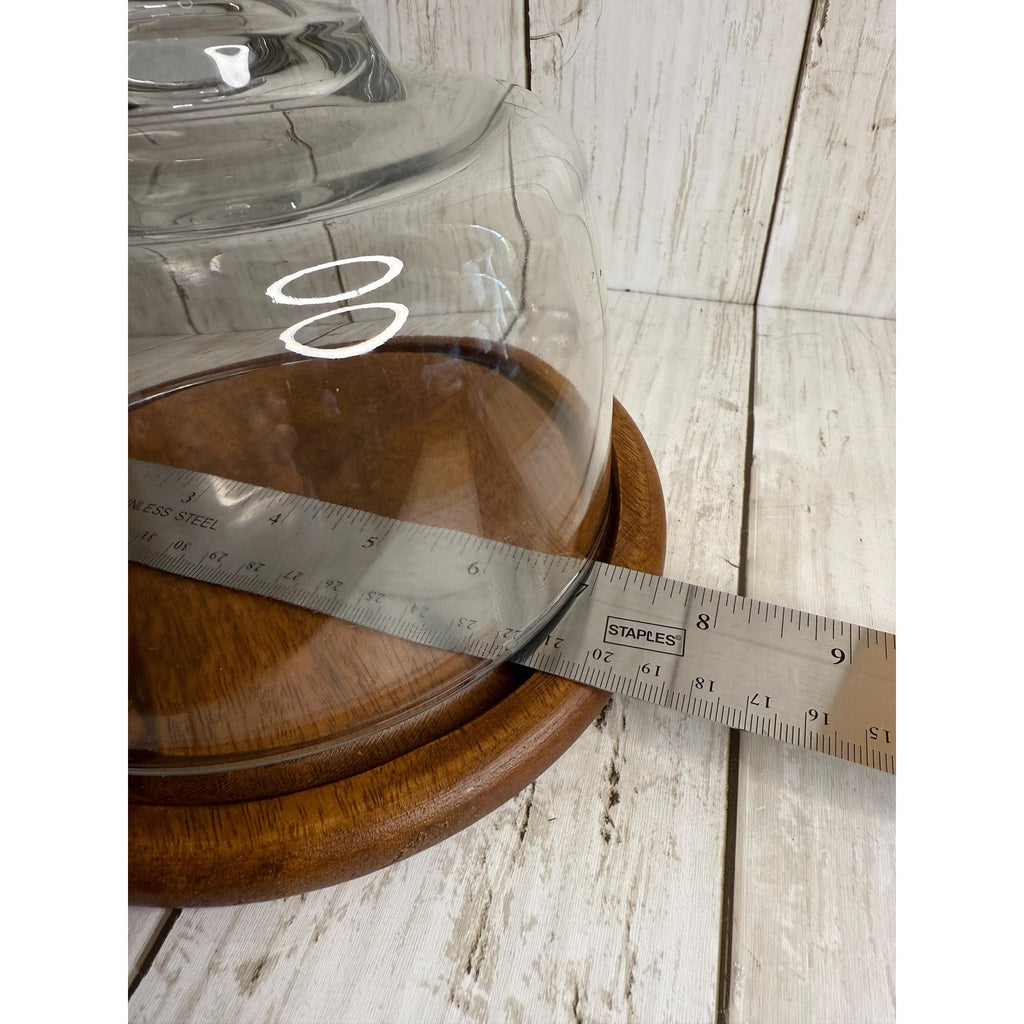 Cheese Server With Glass Lid