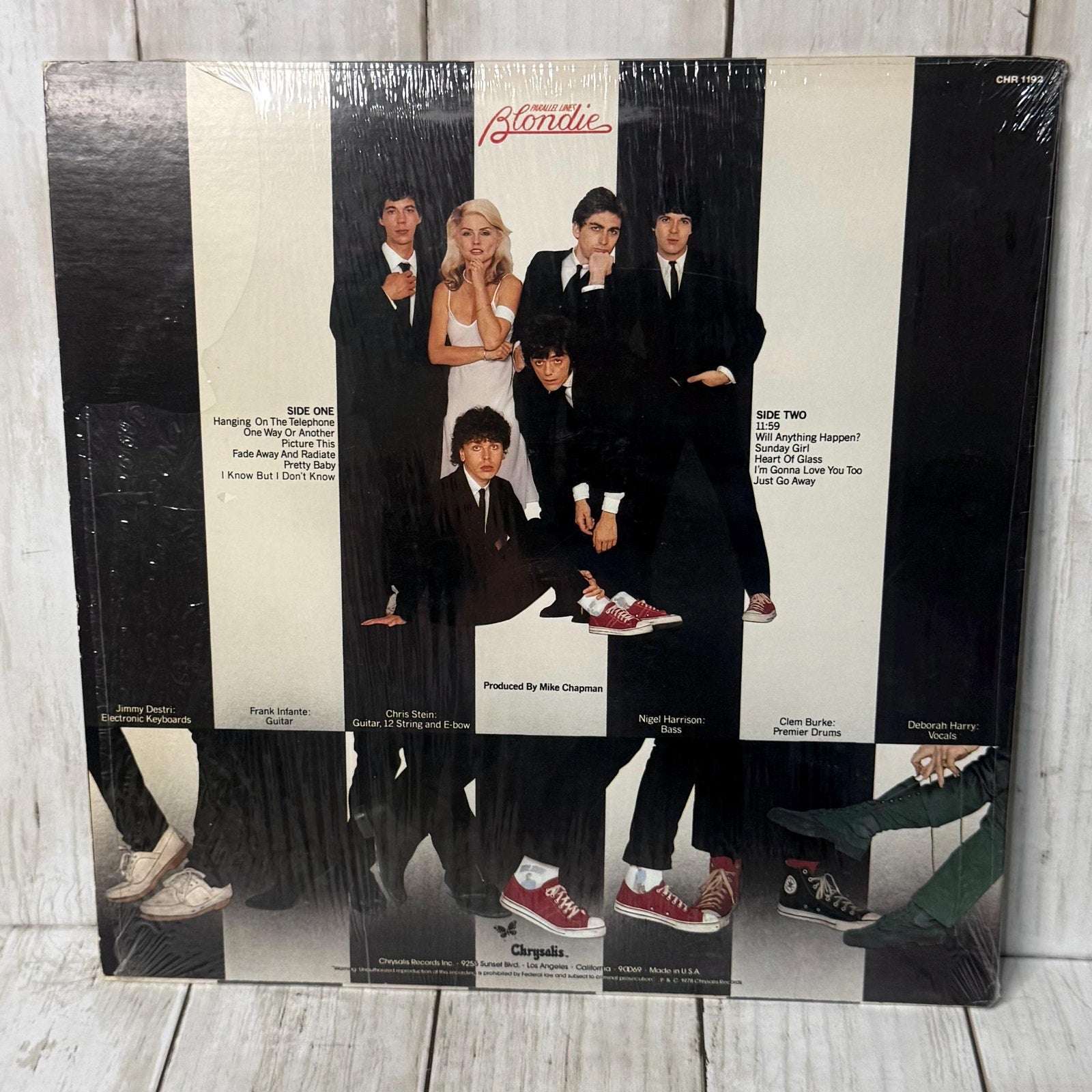 Vintage Blondie Parallel Lines Vinyl Record