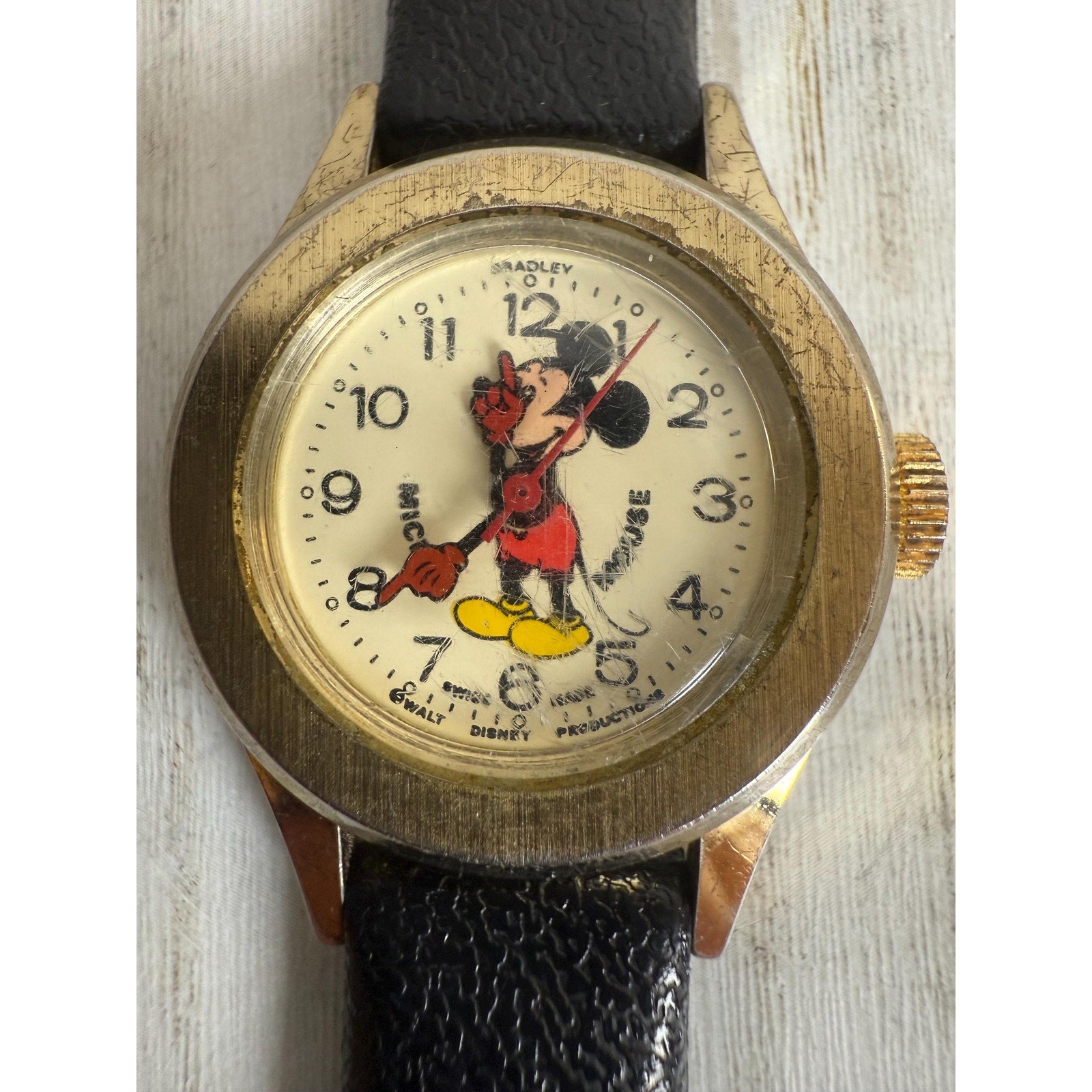 Bradley Mickey Mouse Disney Fat Boy Watch - Wind Up