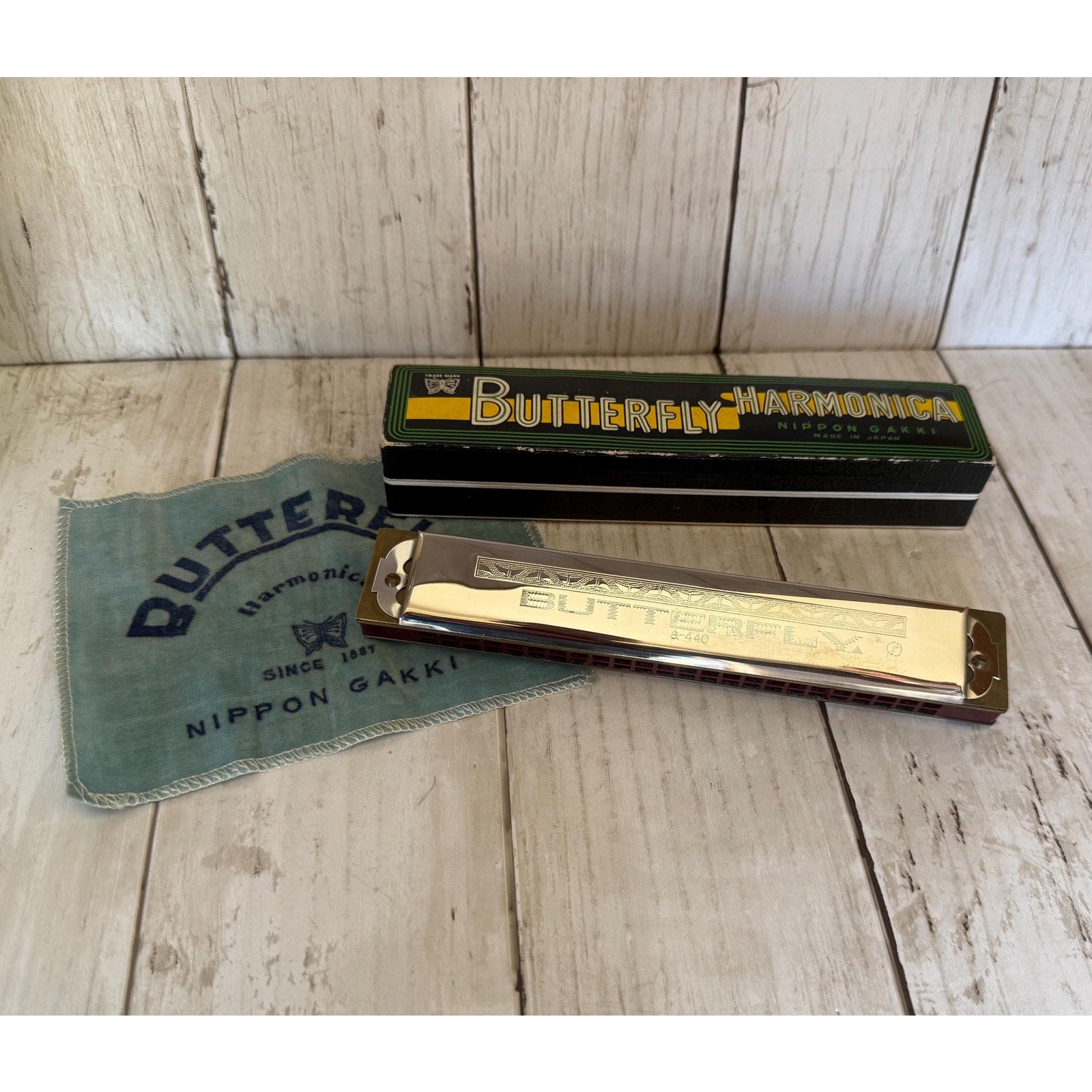 Rare Butterfly Harmonica - Nippon Gakki 24 Hole