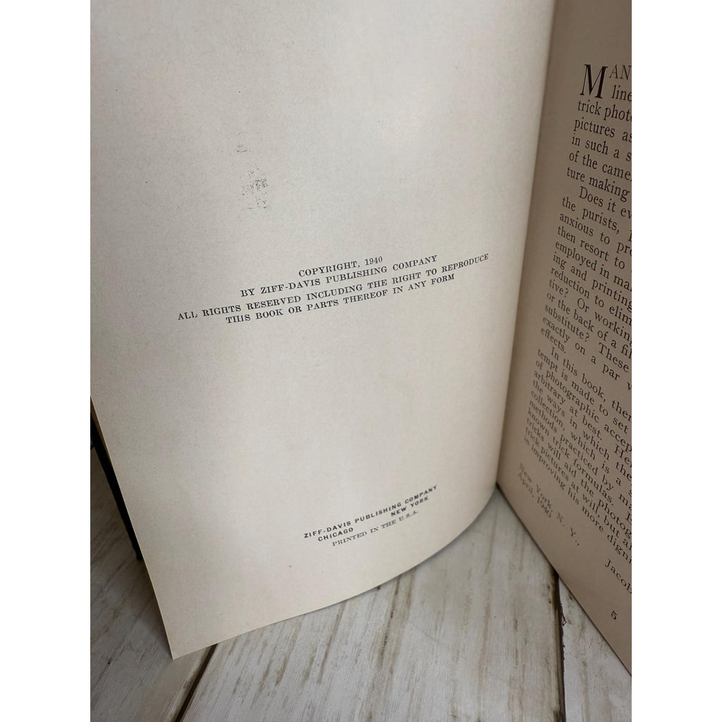 Set of 3 1940 Photography Books