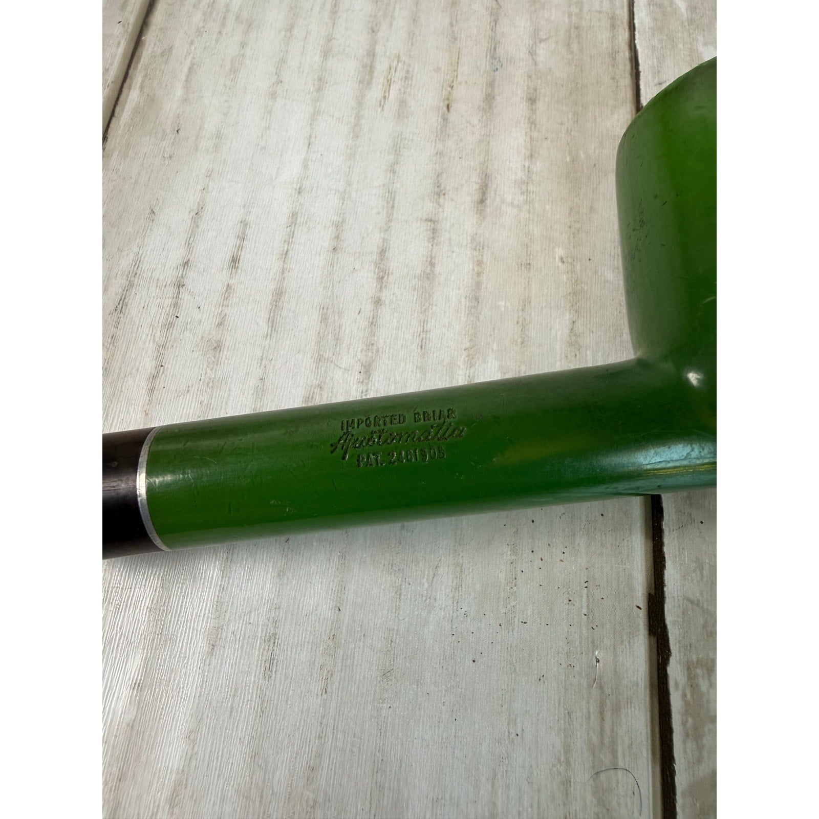 Dr. Grabow Green Color Imported Briar Ajustomatic Pipe