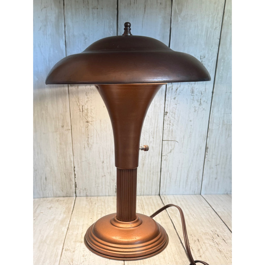 1930s Art Deco Mushroom UFO Table Lamp