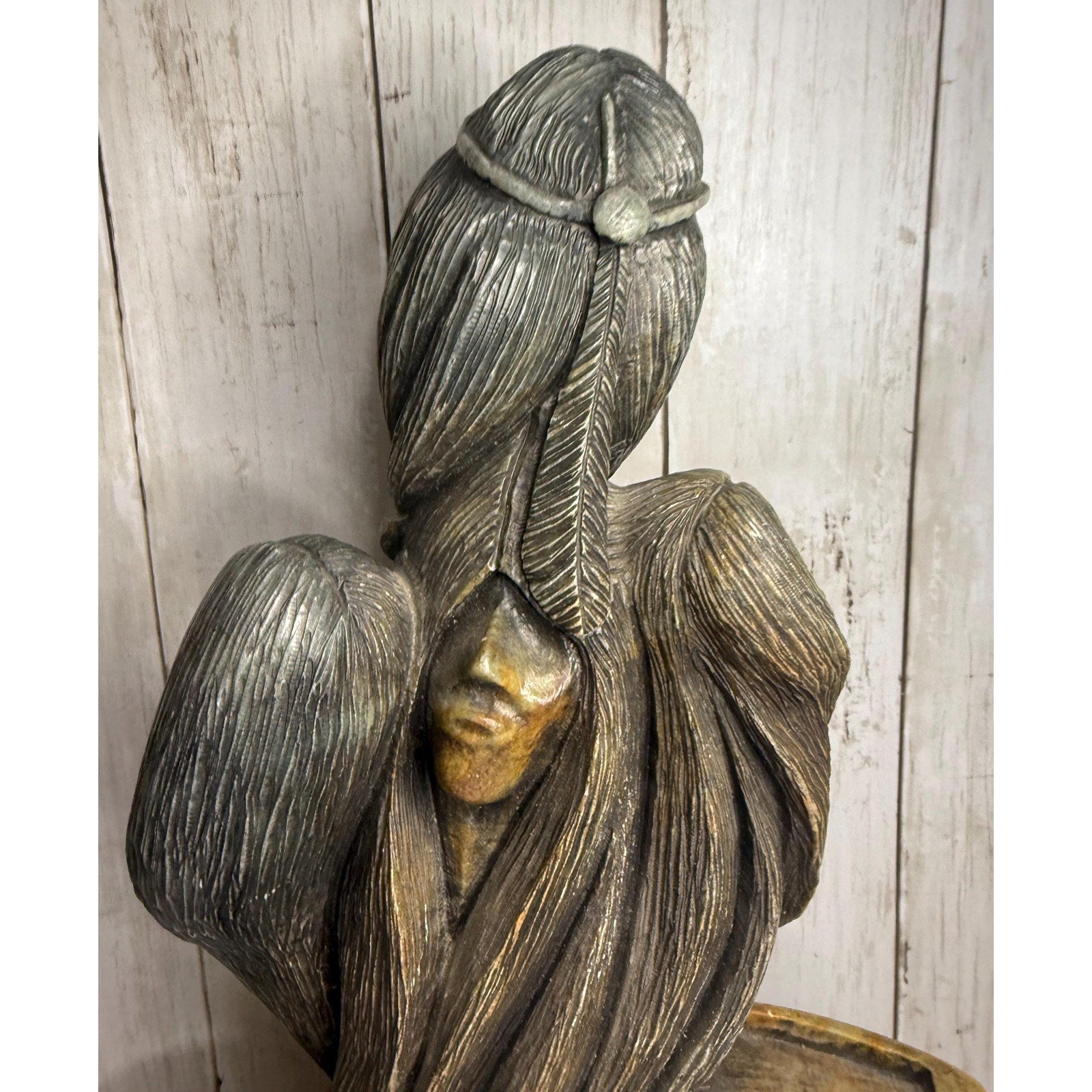 Law by Wayne Ronald Sky Soapstone Carving