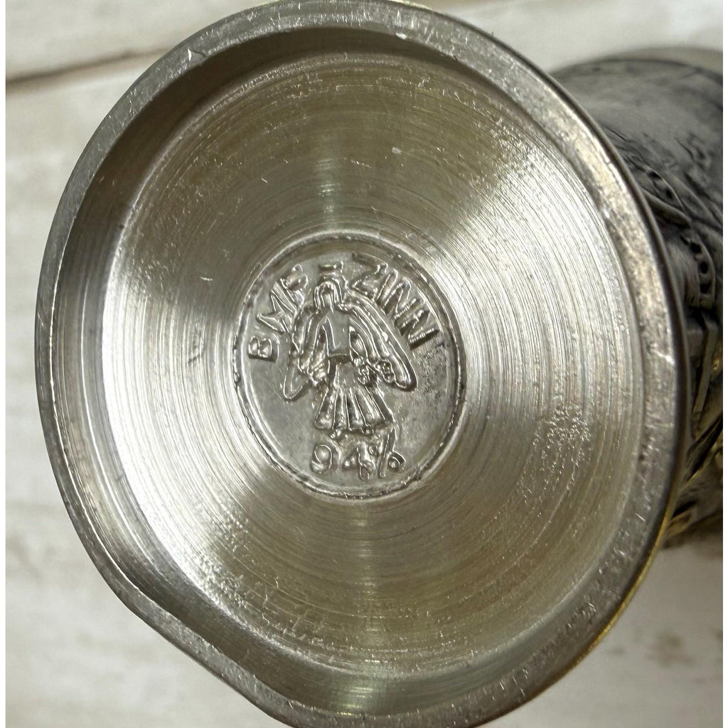 Set of 3 German Pewter Cups - Grenningloh and Zinn Becker