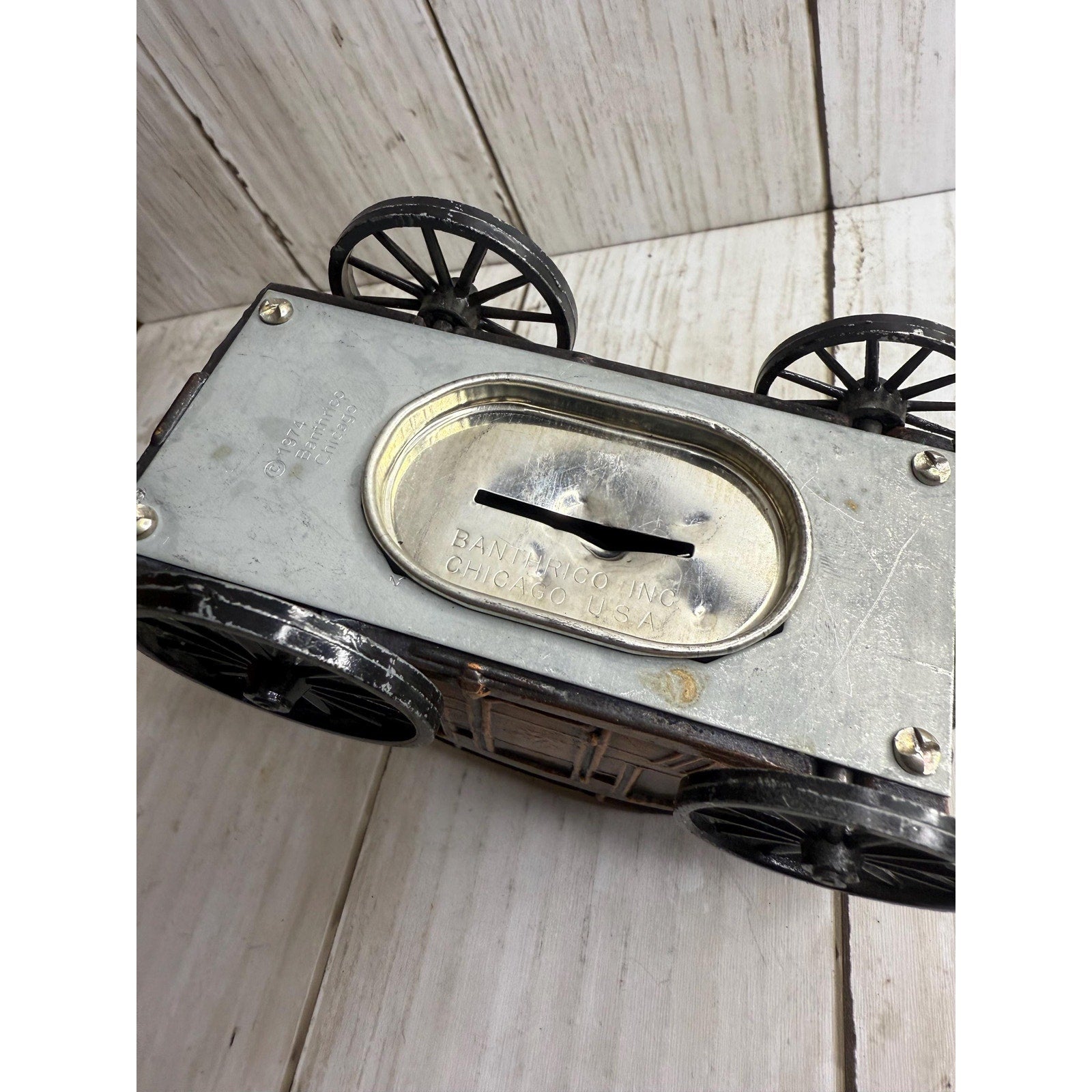 Banthrico Inc Carriage coin Bank, Made in Chicago