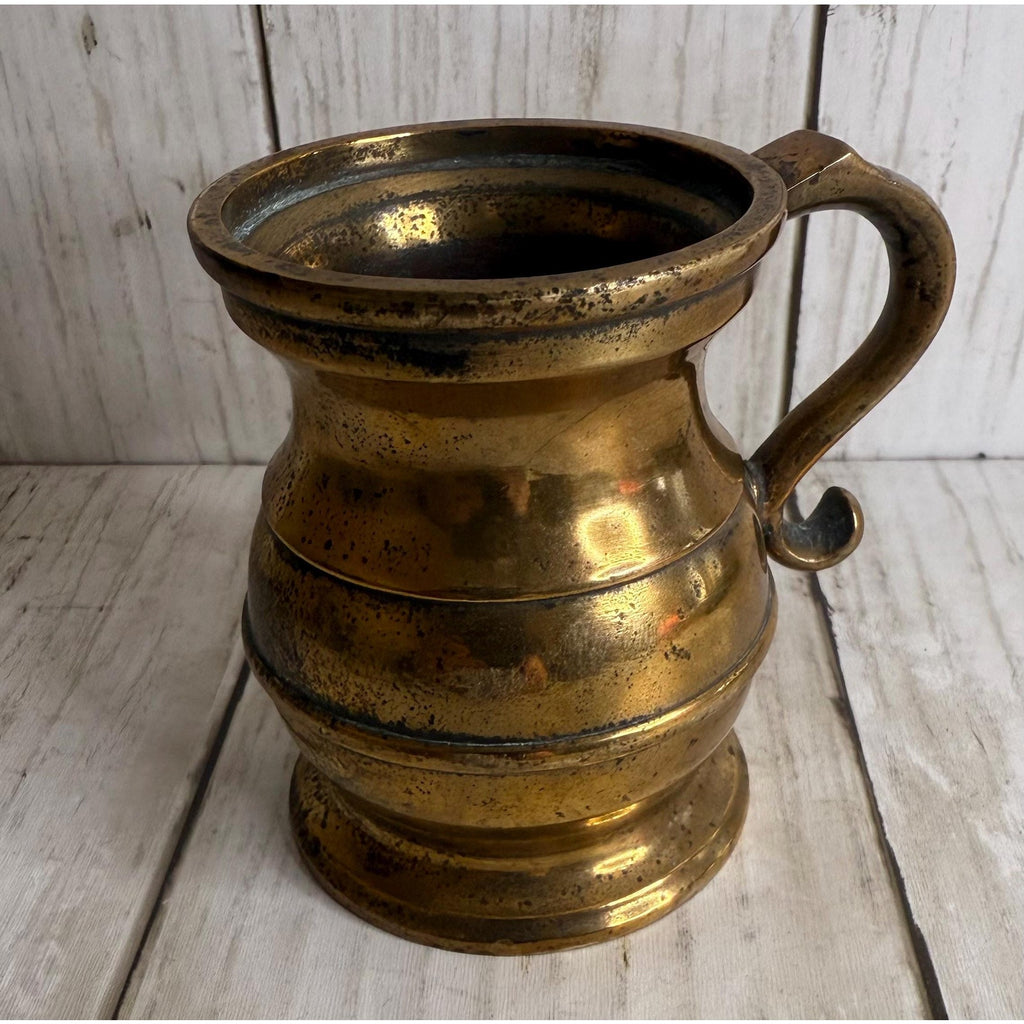 Small Brass Gill Measure Tankard
