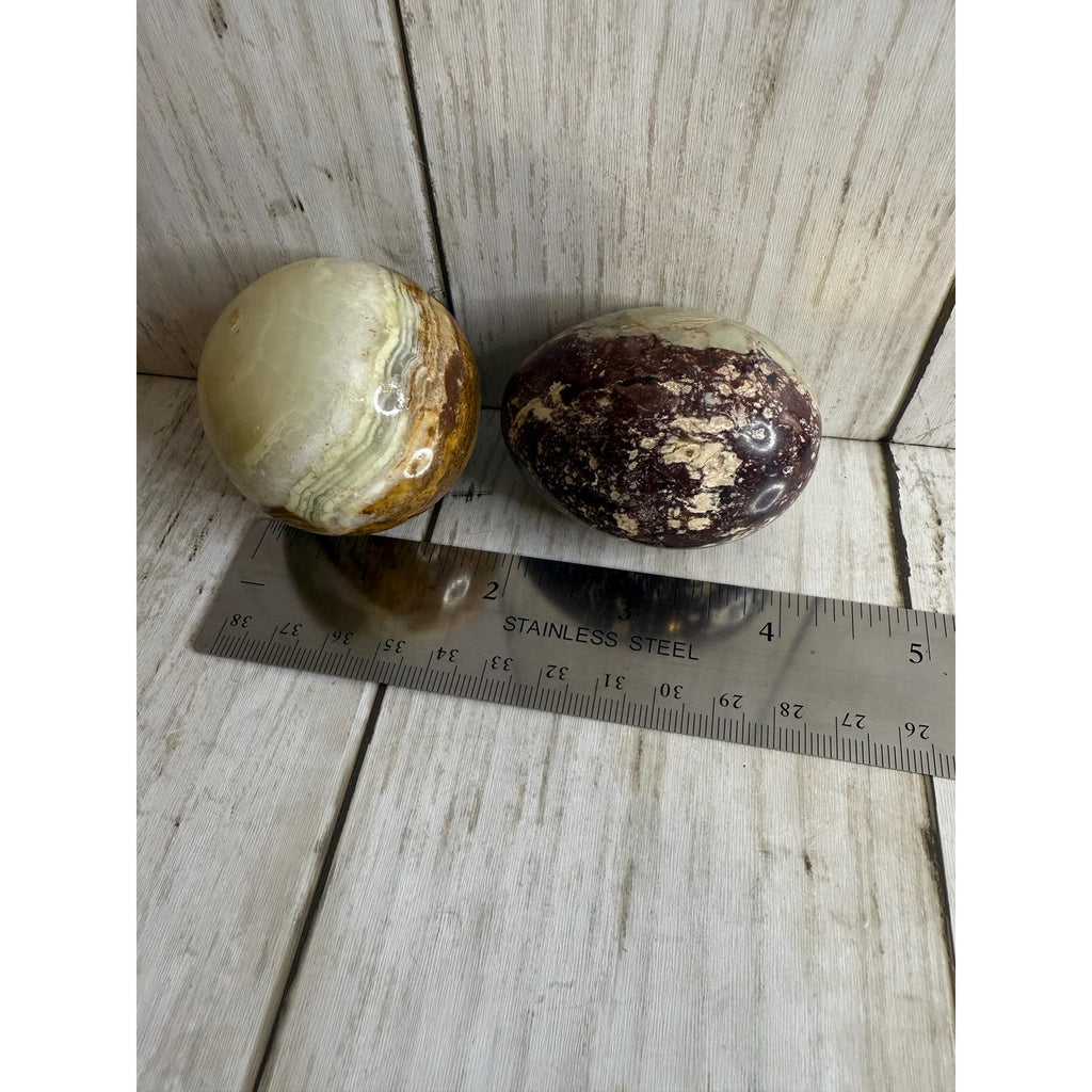 Stone Egg and Ball