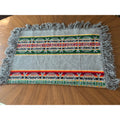 Vintage Pendleton Beaver State Wool Camp Blanket Shawl Fringe 32x43