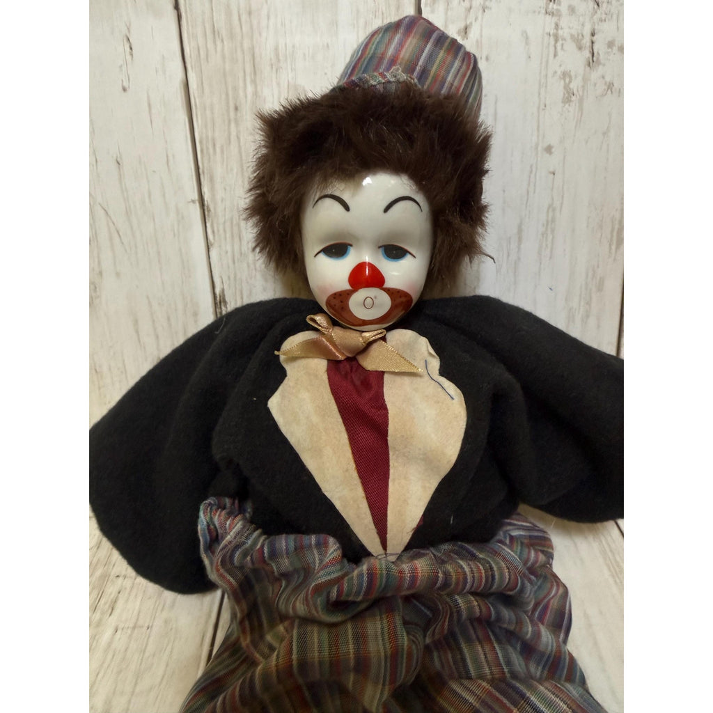 Artmark Porcelain Face Clown Doll