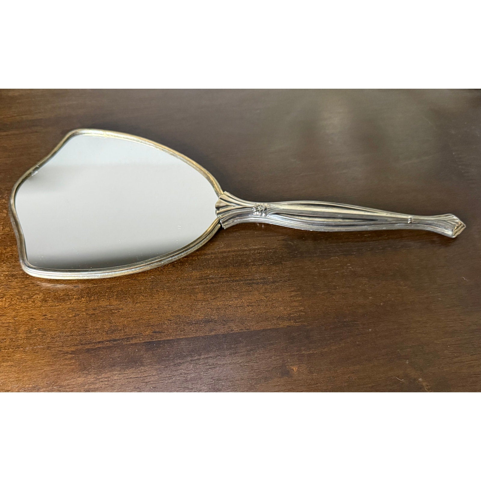 Mid-Century Hollywood Regency Style Hand Mirror