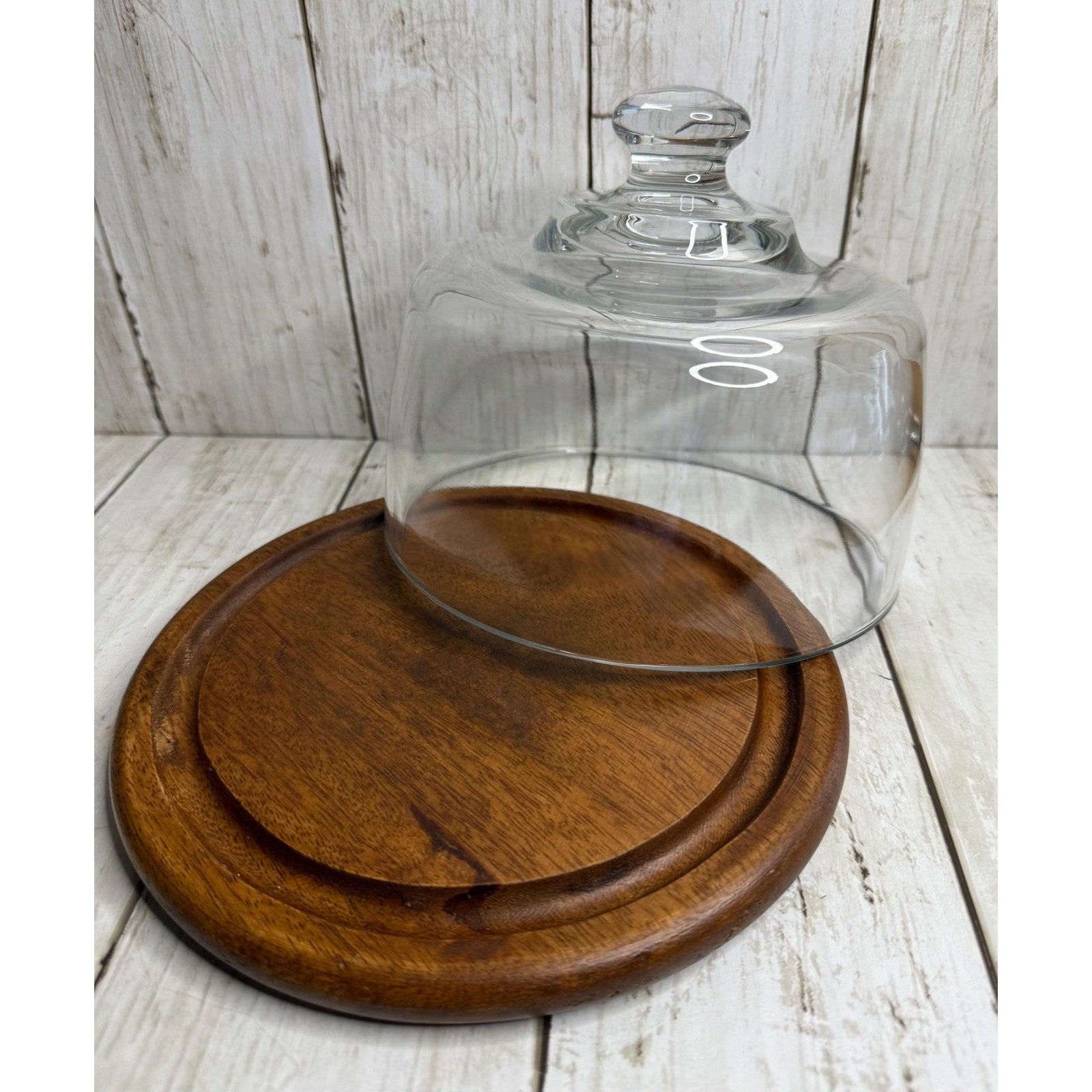 Cheese Server With Glass Lid