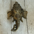 Brass Ganesha Wall Hanging 7 Inches