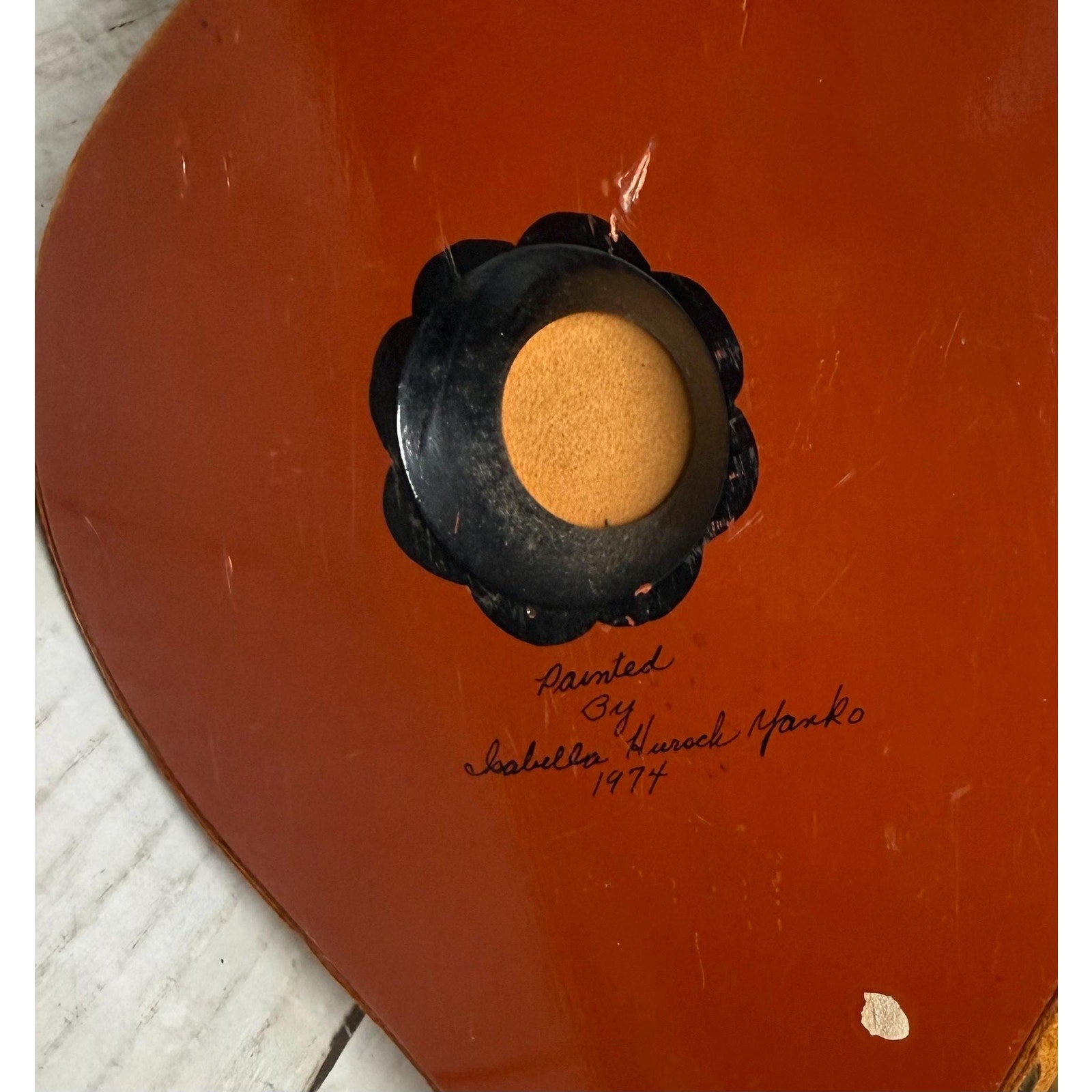 Vintage Hand-painted Fireplace Bellows