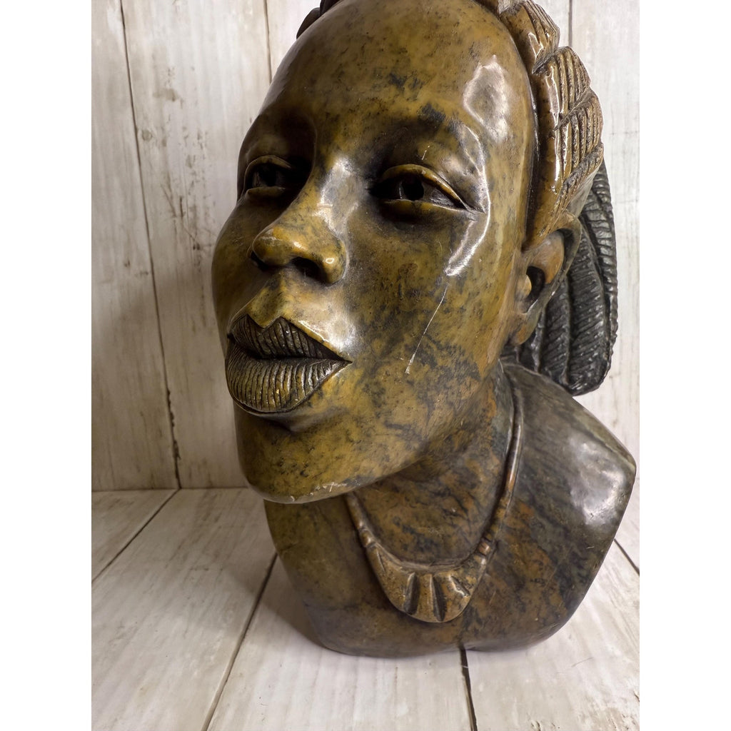 Shona Tribe Serpentine Head w/ COA