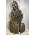 Law by Wayne Ronald Sky Soapstone Carving