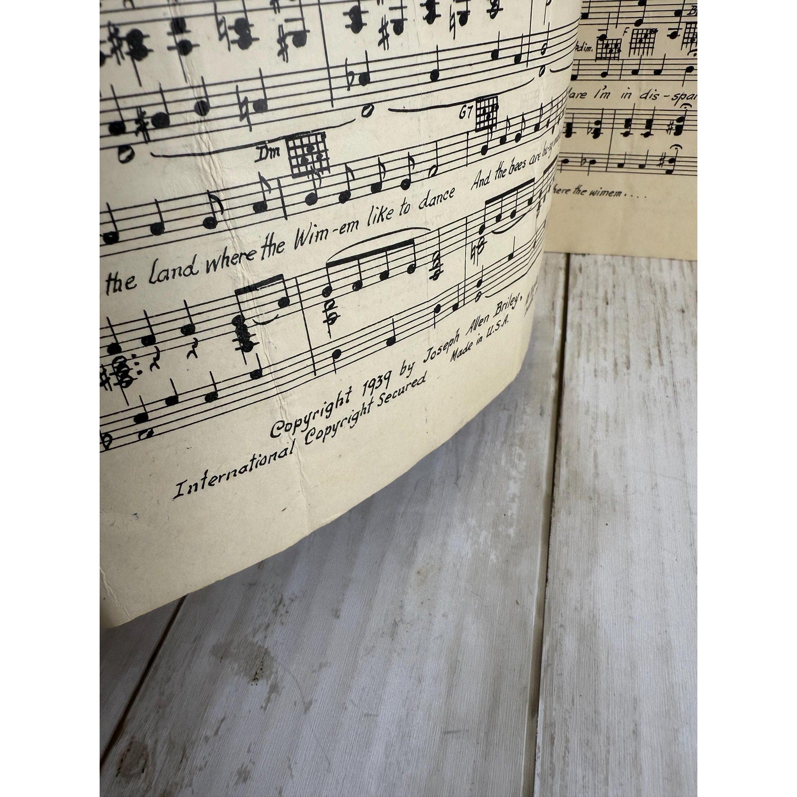 1939 Sheet Music - ‘In The Land Where The Wimen’ (Wear The Pants)