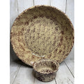 Western Stoneware Spongeware Serving Bowl and Dish