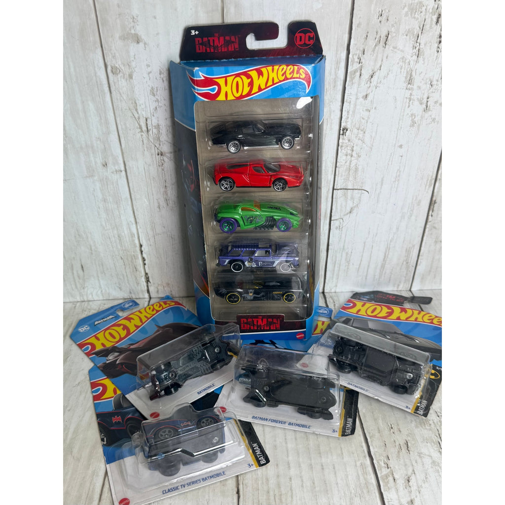 Lot of Batman Hot Wheels, 10 count
