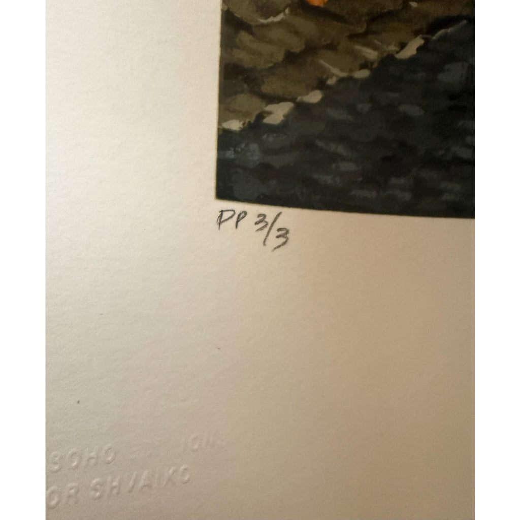 Viktor Shvaiko Limited Edition Numbered and Signed Printers Proof on Paper: "La Palette"