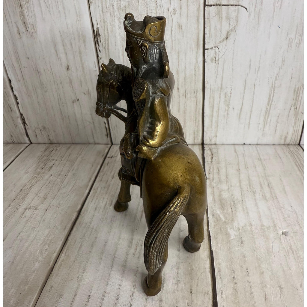 Small Bronze God of Fortune on Horseback