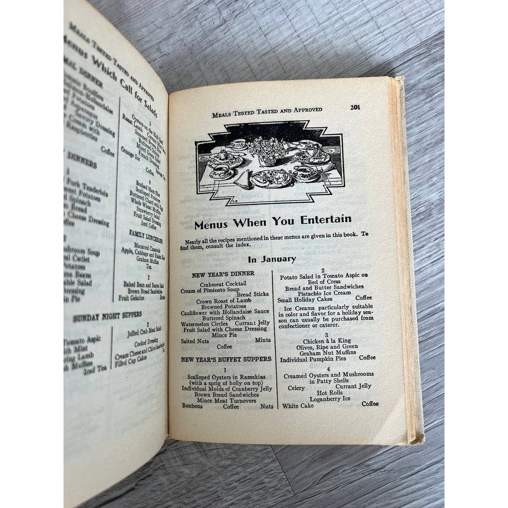 Good Meals and How to Prepare Them. Good Housekeeping Institute 4th Edition printed 1931
