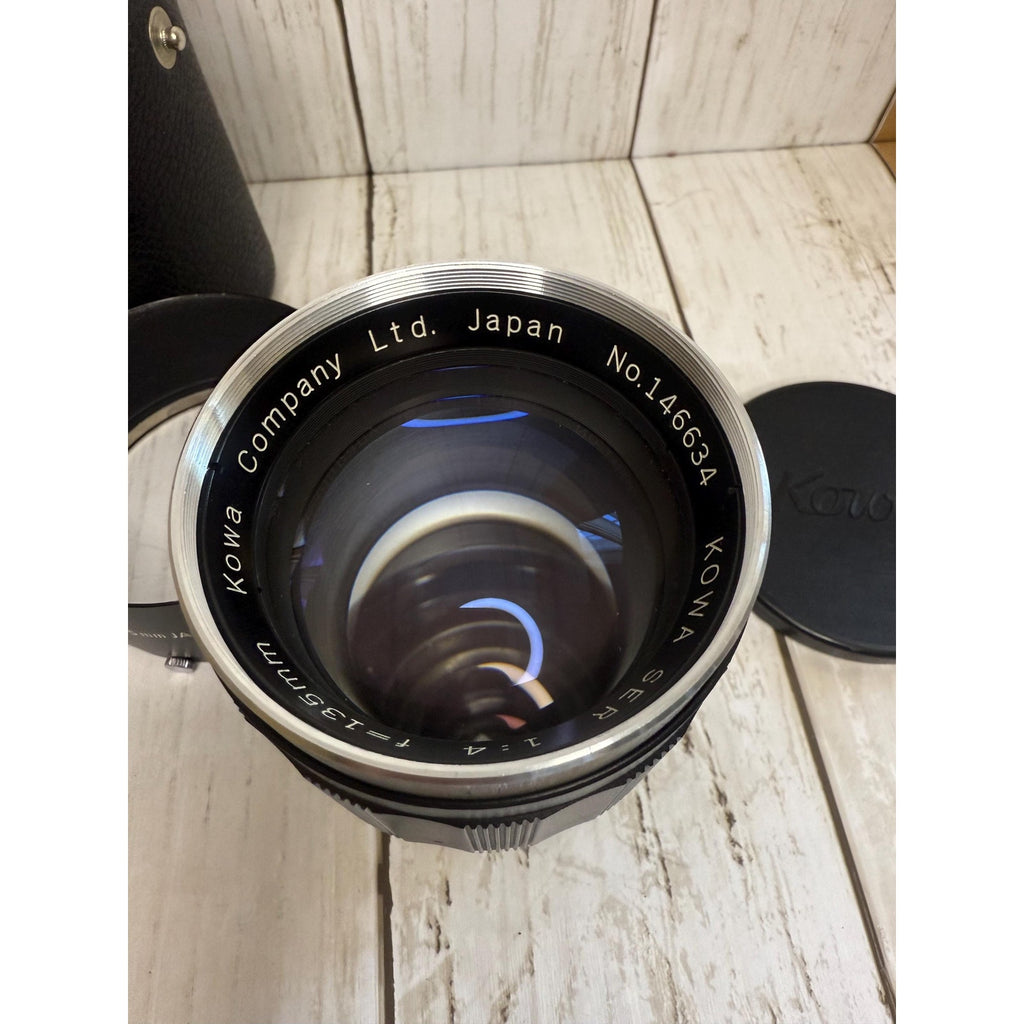 Vintage Kowa SER f/4.0 135mm Camera Lens Made in Japan No. 146634