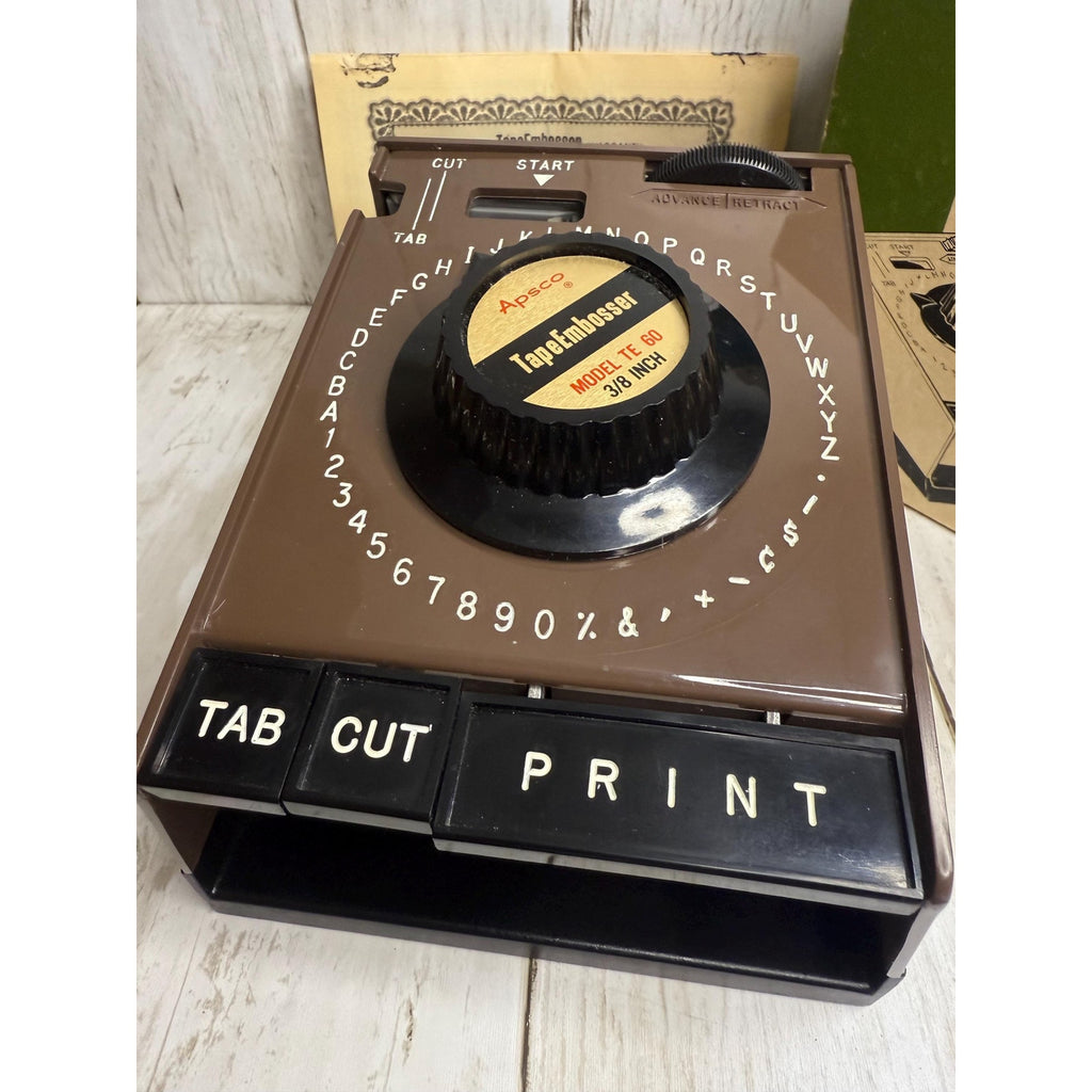 Apsco Table Top Tape Embosser Model TE-60