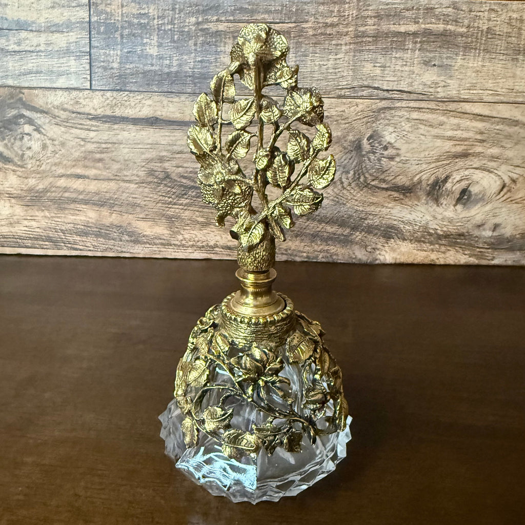 Matson Ormolu Rose Perfume Bottle
