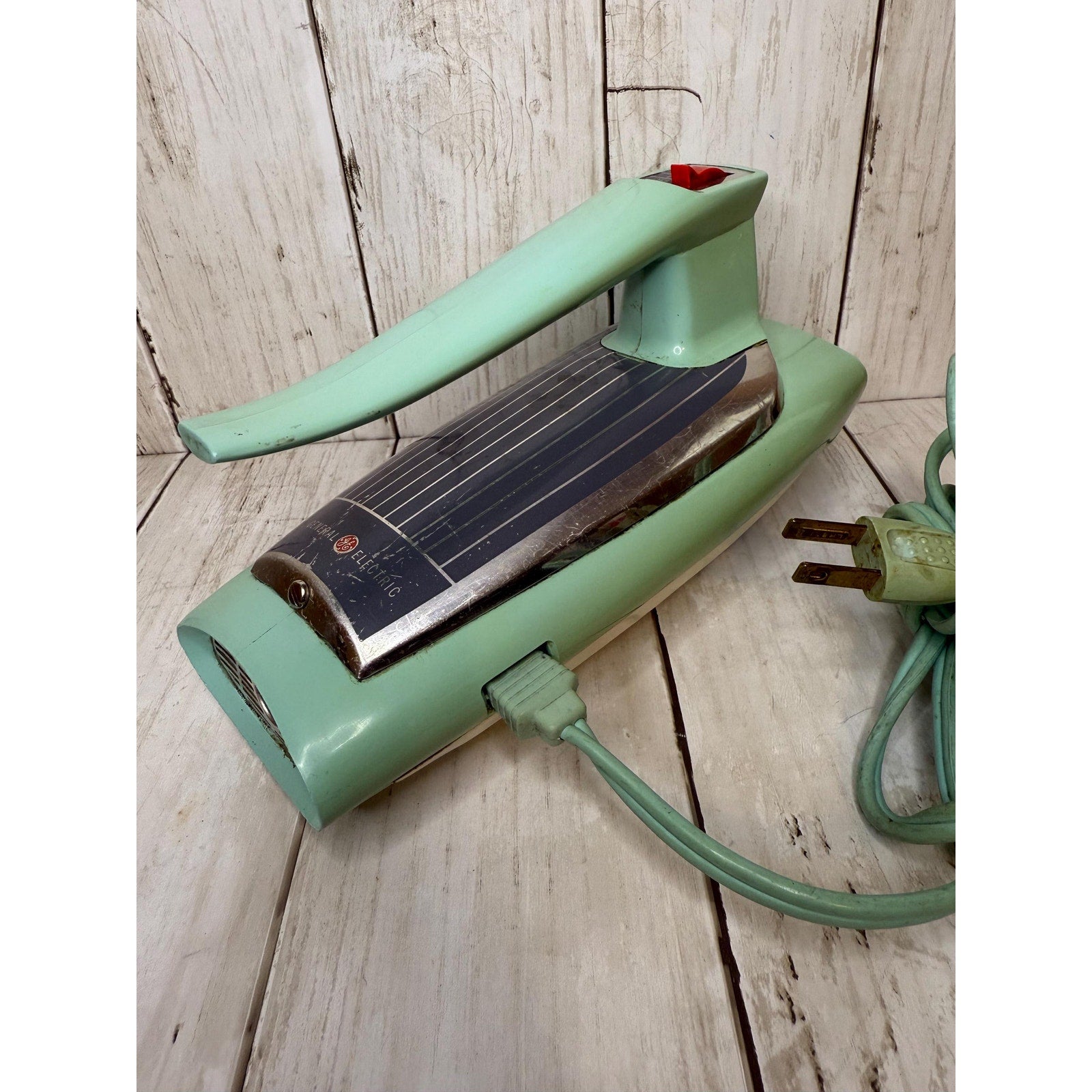 General Electric Turquoise Blue 3 Speed Mixer - Working