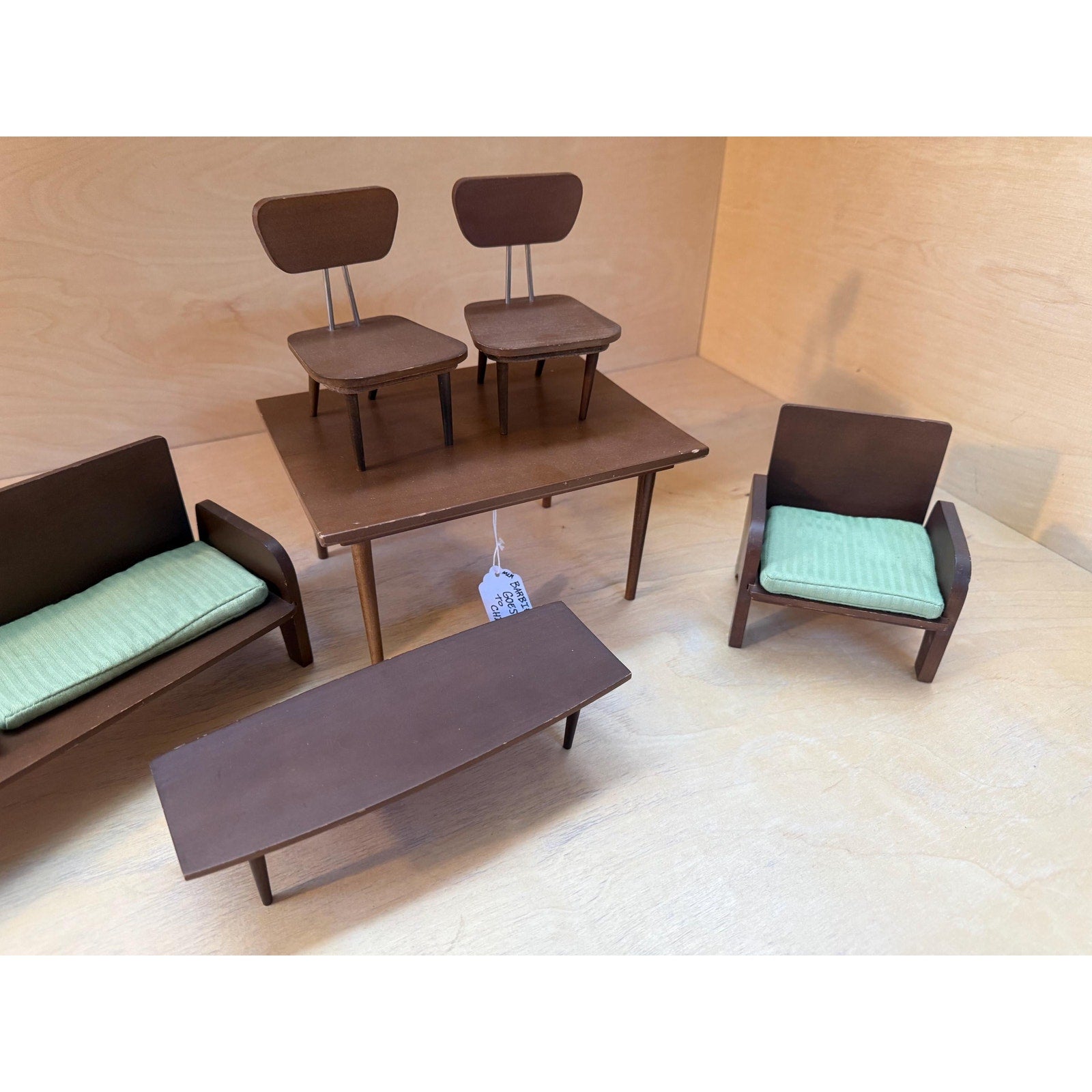 Rare MCM Red Robin Doll Furniture
