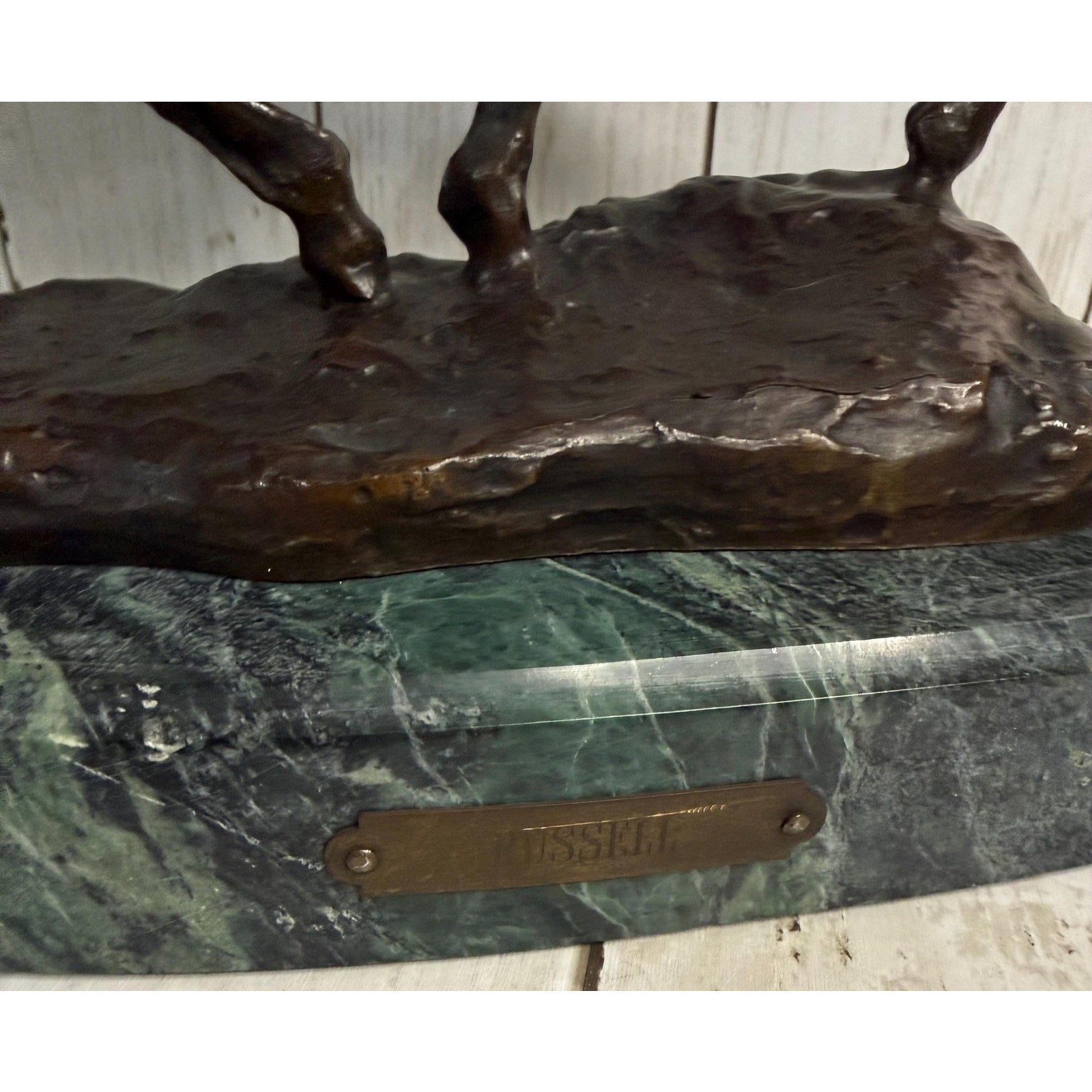 American Bronze Sculpture by Charles Marion Russell cir 1926 Will Rogers