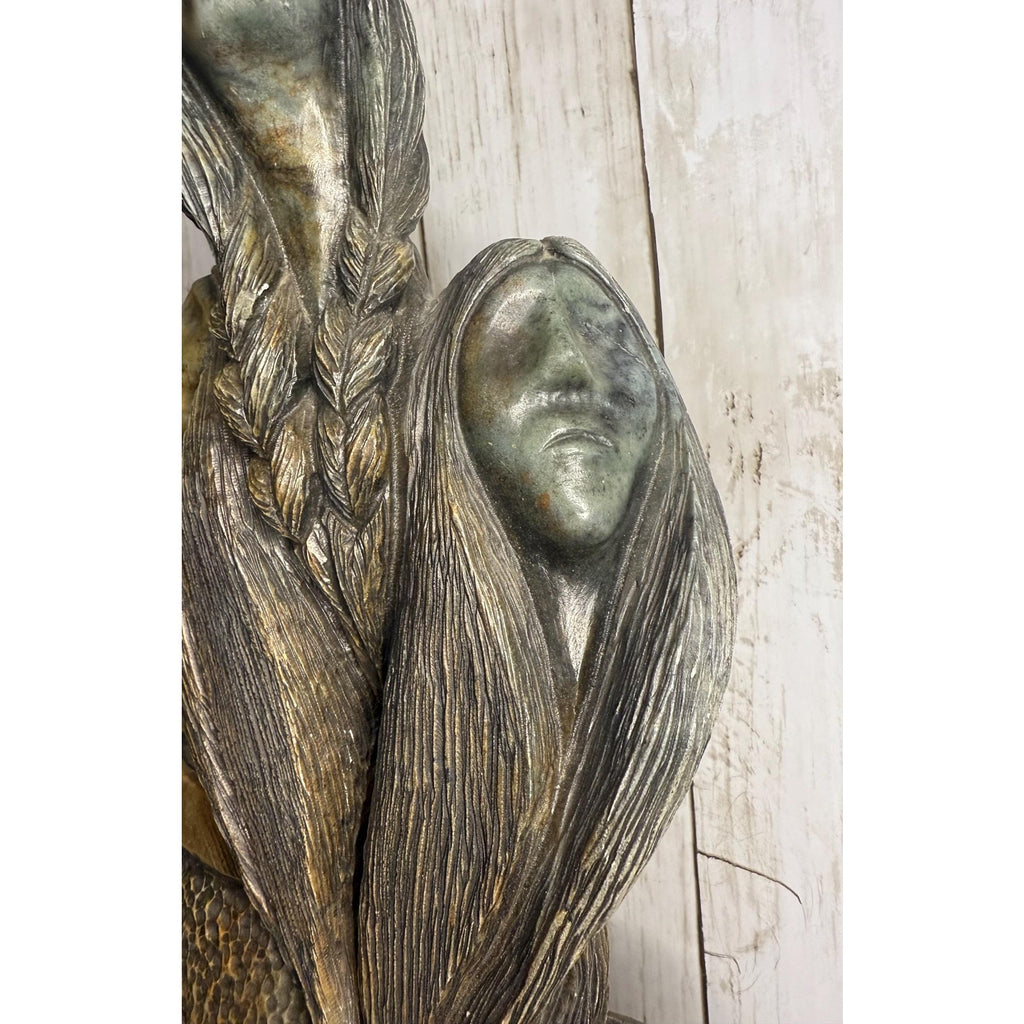 Law by Wayne Ronald Sky Soapstone Carving