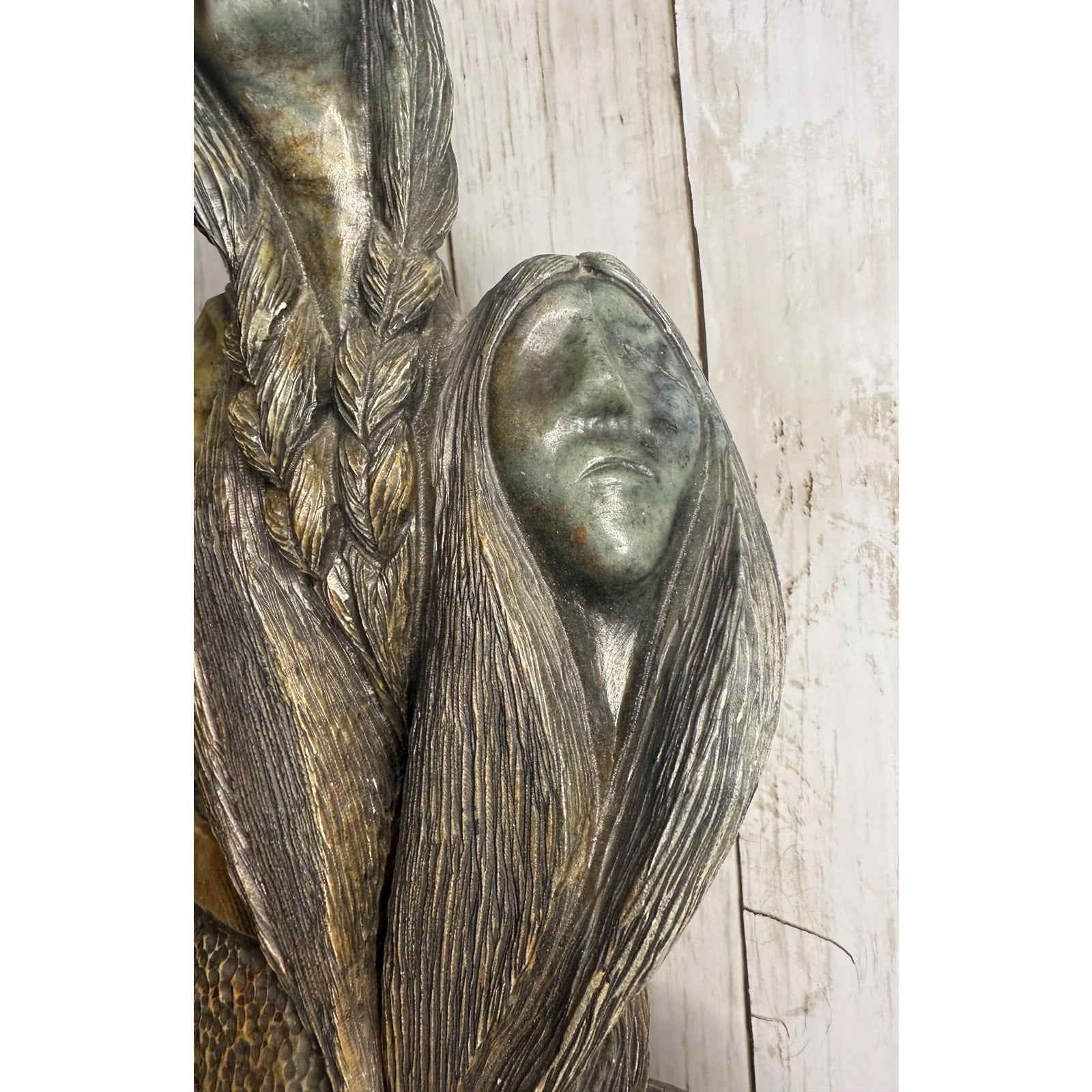 Law by Wayne Ronald Sky Soapstone Carving