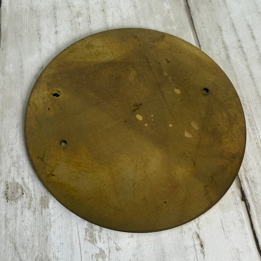 Vintage CVR Brass Car Club Grill Badge & Topper