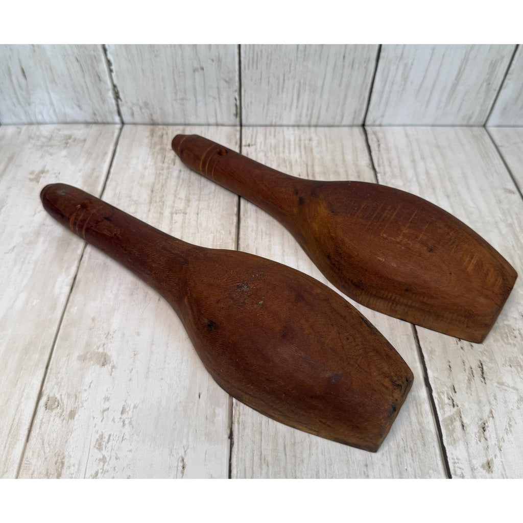 Pair of Ma’amoul Wooden Molds