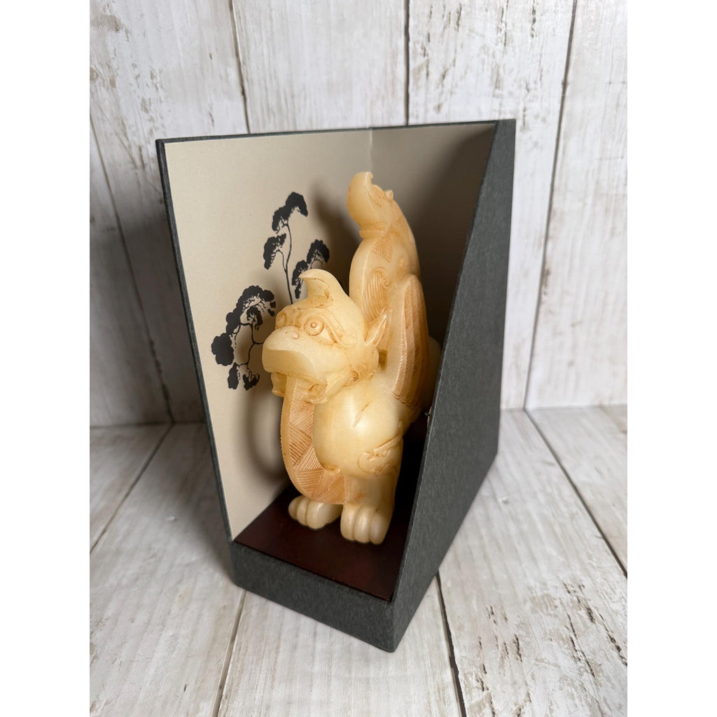 White Jade Carving of Judicial Yuan ‘Fa” Shuo-Wan-Joe-Zi