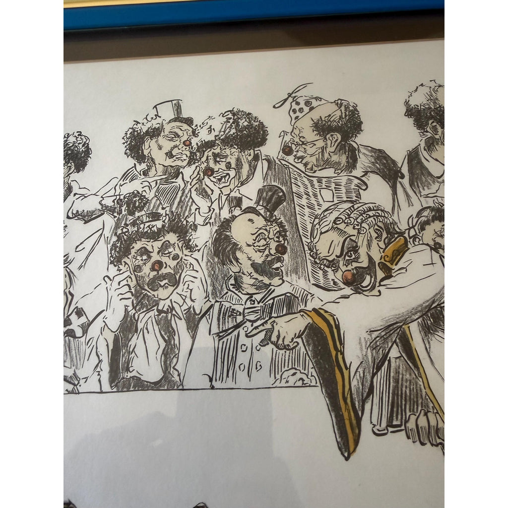 Signed Limited Edition Hand Colored Print of Hanging Jury by Wayne Howell 25/250