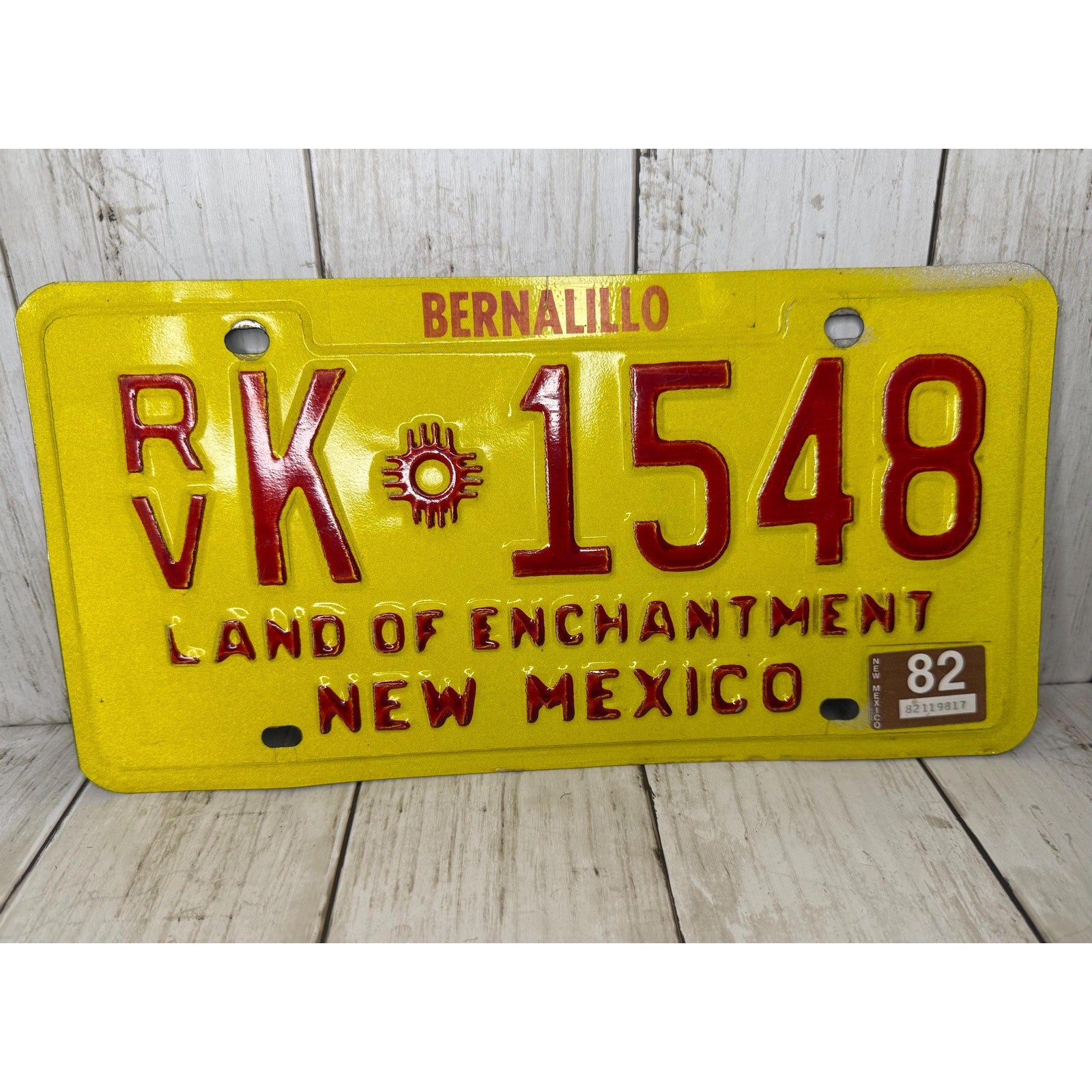 Lot of 4 New Mexico License Plates