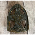 Cinderella Stove & Ranges Never Fails Footed Iron Promotional Trivet