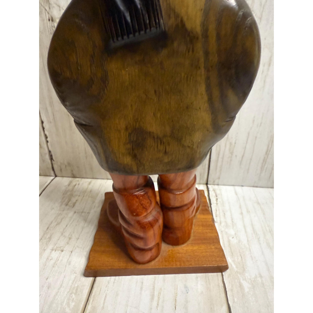 Hand Carved Wooden Pilot 11 inches