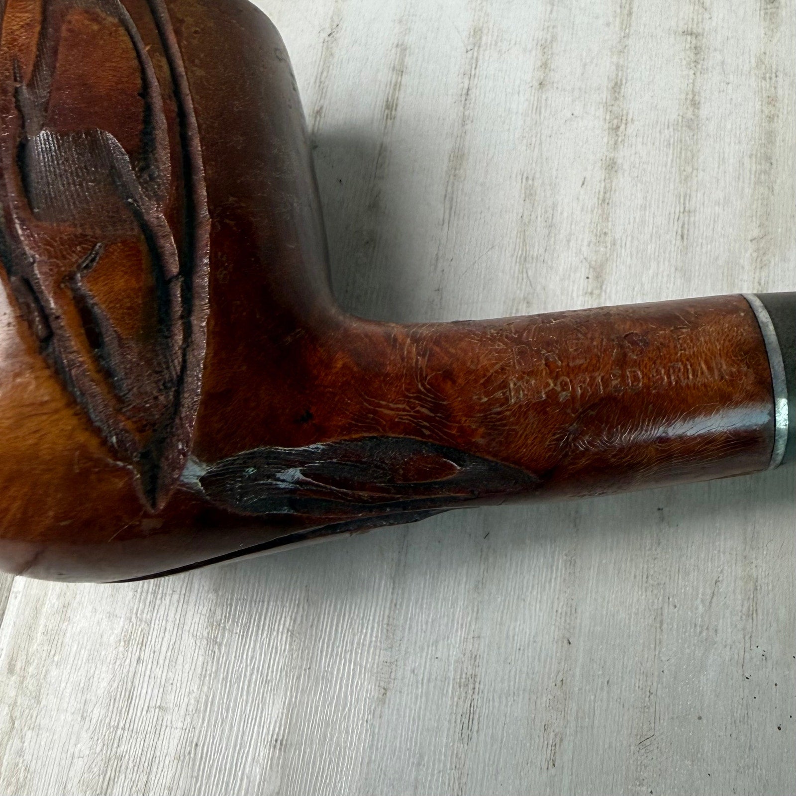 Vintage Brewster Imported Briar Tobacco Pipe